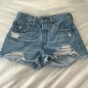 Levi 501 High Rise Jean Shorts